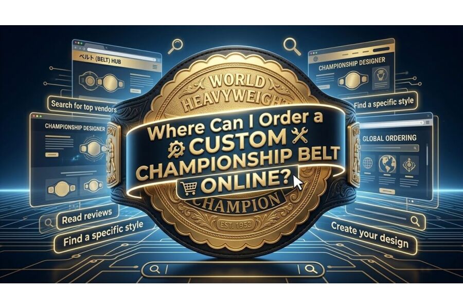 Where Can I Order a Custom Championship Belt Online?