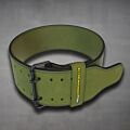 10 mm weight lifting belt army green