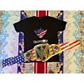 Cody Rhodes Belt with T shirt