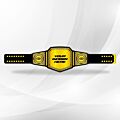 blank championship belt