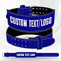 Glitter Weight Lifting Belt blue