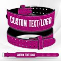 Glitter Weight Lifting Belt pink