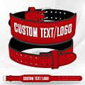 Glitter Weight Lifting Belt red