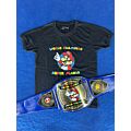 Mario Championship Belt with free t shirt
