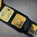 WWF Big Eagle Championship Belt Replica left side plates