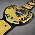 WWF Big Eagle Championship Belt Replica side view