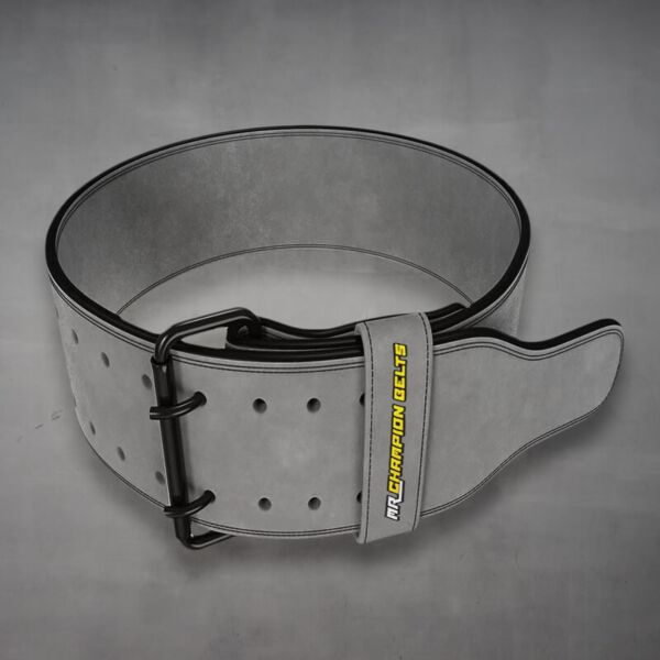 10mm powerlifting belt grey