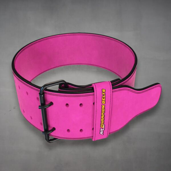 Double Prong 10mm Lifting Belt pink
