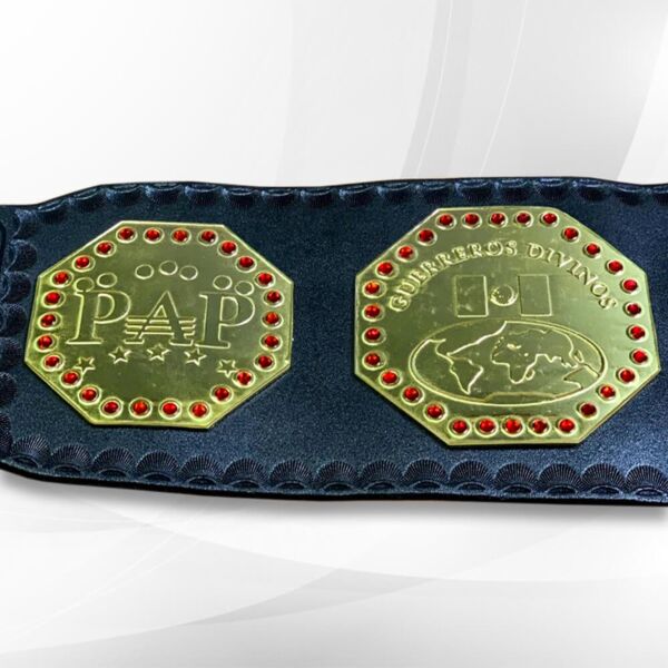 aaa wrestling belt side plates