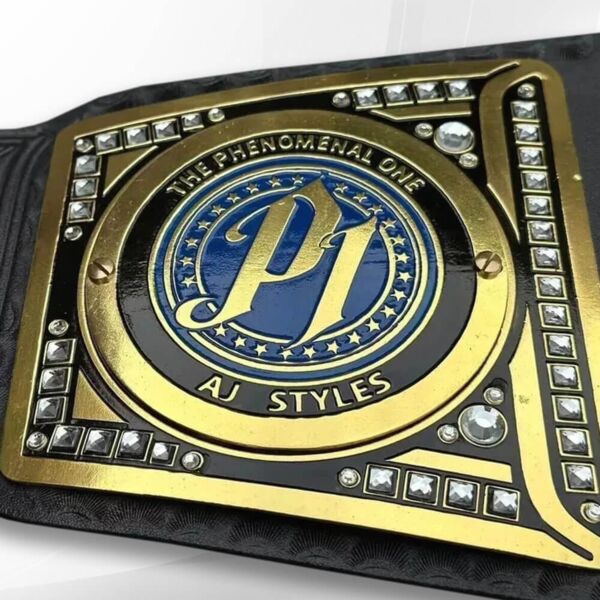 aj styles wwe belt