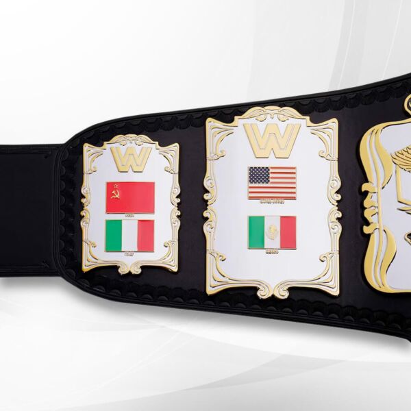 Andre The Giant Championship Belt left side plates