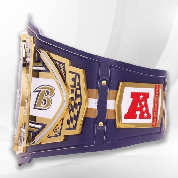 Baltimore Ravens Championship Belt WWE Replica left view
