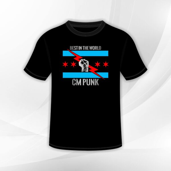 black cm punk shirt