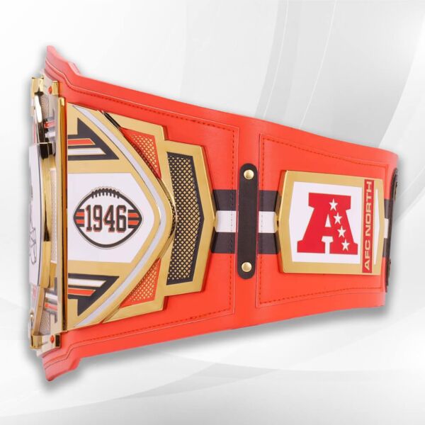 Cleveland Browns Championship Belt replica left view