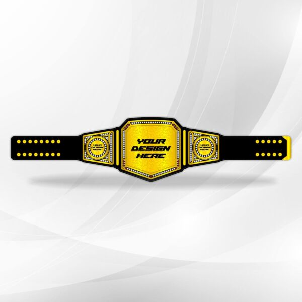 blank championship belt