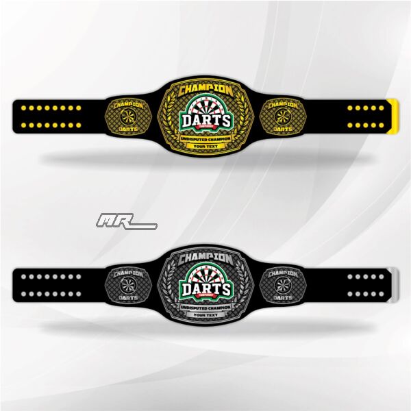 Dart custom made championship belt