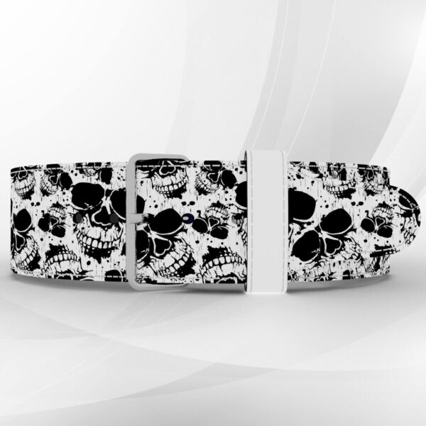 White Weightlifting Belt