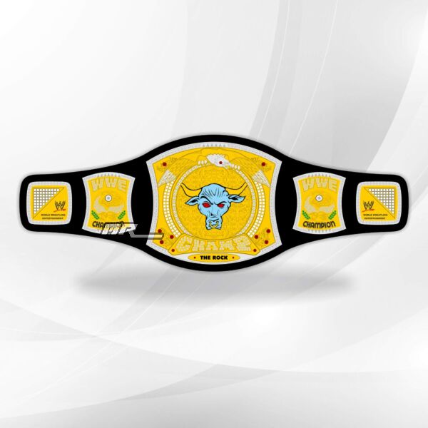 the rock wwe title belt